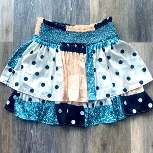 NWT Skies are Blue Ruffled Skirt